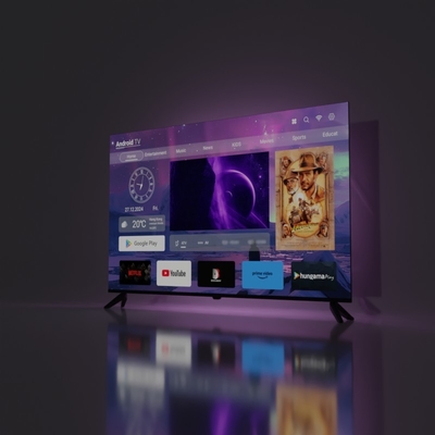 Купить Стандарт цифрового телевидения DVB-T2, Smart LED телевизор с HD/ LAN/ VGA/ USB/ AV/ RF/ интерфейсом цифрового аудио и сроком службы подсветки ≥20000 часов online manufacture