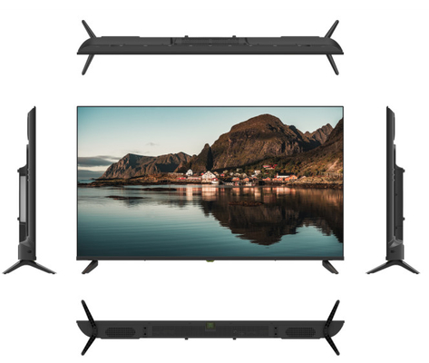 Мультимедийный 75 дюймовый мини LED 4K телевизор без рамы с пластиковым корпусом
